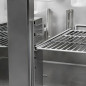 Industrial Stainless Steel Refrigerated Counter 2 Doors 260 Liters Depth 600mm