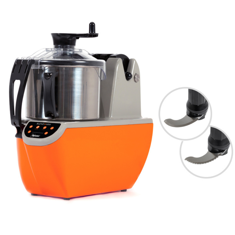 Cutter de mesa eléctrico Blend & Mix profesional con bol de 5.4L