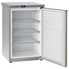 Petit congelador baixmostrador professional inox de 84 litres amb 3 reixes