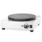 Professional stainless steel crepe maker with cast iron plate