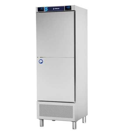 Armario refrigerado industrial 193 L con compartimento para pescado o congelados