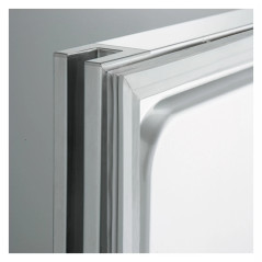 Armari refrigerat 651 L acer inoxidable amb 3 portes i compartiment per a peix