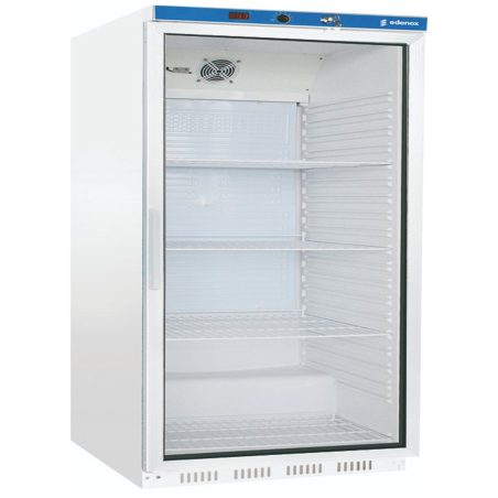 Frigorífic vertical industrial de 125 L amb porta de vidre