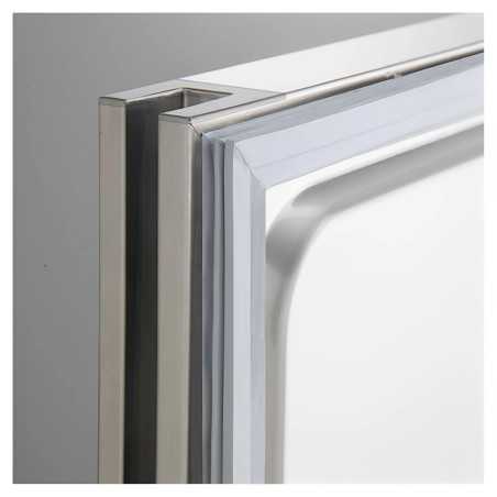 Congelador vertical mixt INOX de 1200 L amb 2 portes