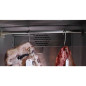 Professional meat aging cabinet 493 L, with humidity control, glass door, and LED lighting. Professional meat aging cabinet 493 L, with humidity control, glass door, and LED lighting.