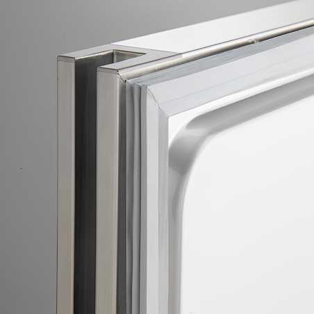 Réfrigérateur industriel INOX mixte 1800 L GN 2/1 avec 2 portes