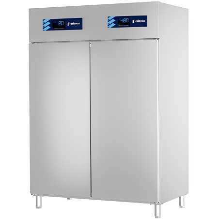 Nevera industrial INOX mixta de 1800 L GN 2/1 con 2 puertas
