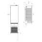 Frigorífic vertical industrial INOX de 570 L Frigorífic vertical industrial INOX de 570 L