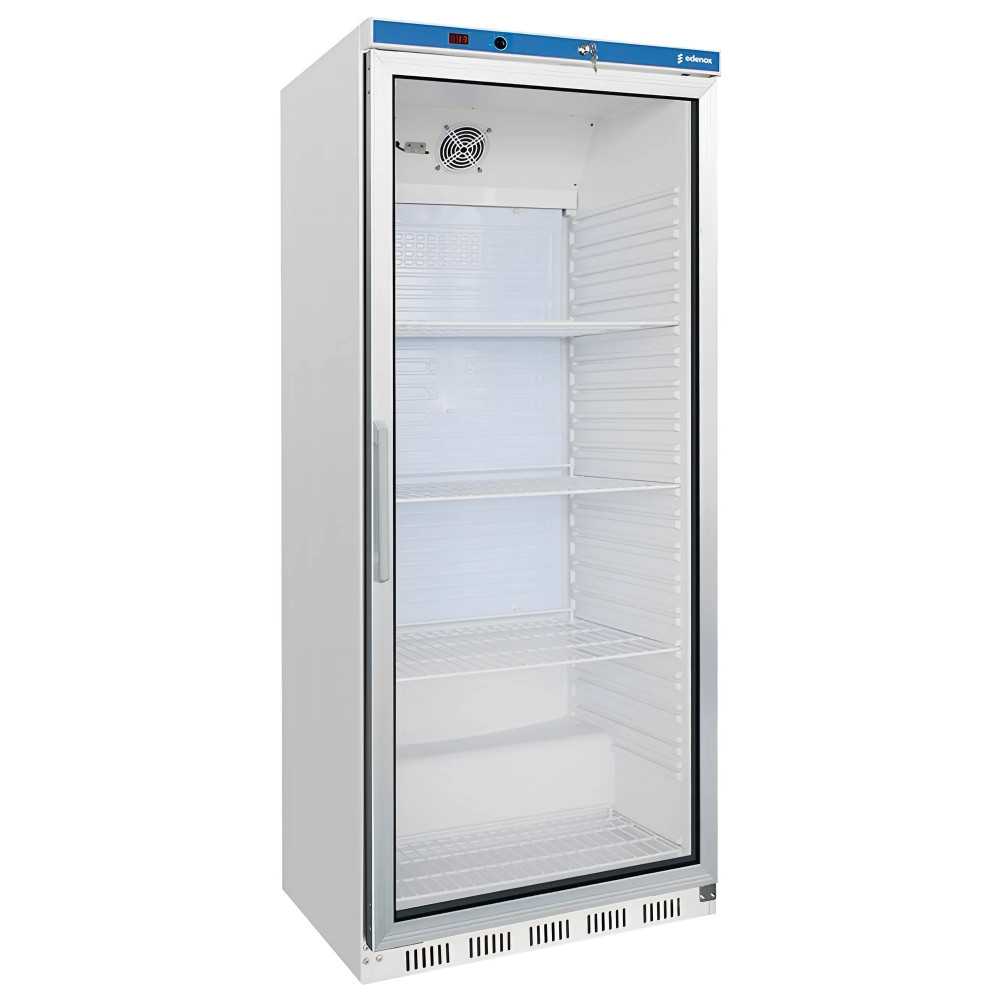 Frigorífic vertical industrial de 600 L amb porta de vidre