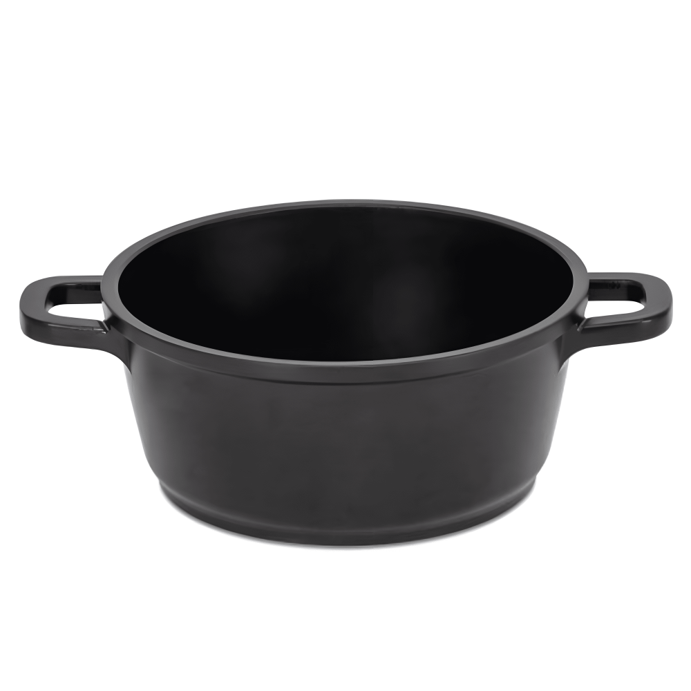 Cacerola alta Black Series antiadherente sin tapa para cocina profesional