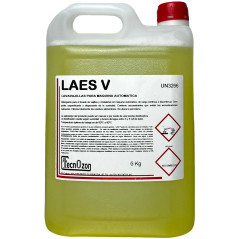 Pack de 4 bidons LAES-V – Détergent pour lave-vaisselle automatique, eaux douces et moyennement dures