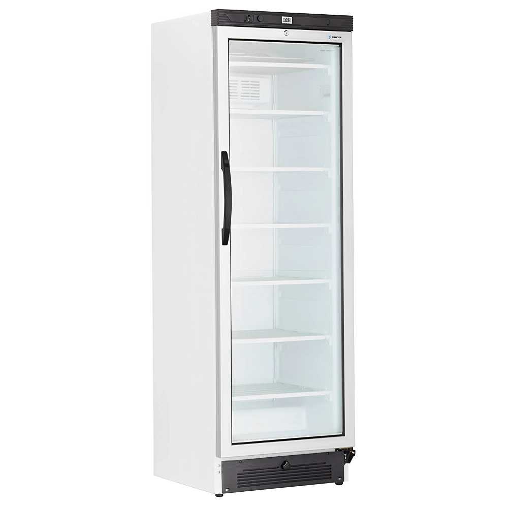 Congélateur vertical industriel 300 L avec porte vitrée