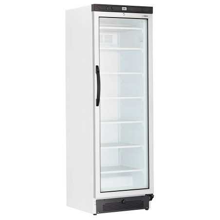 Congelador vertical industrial de 300 L amb porta de vidre
