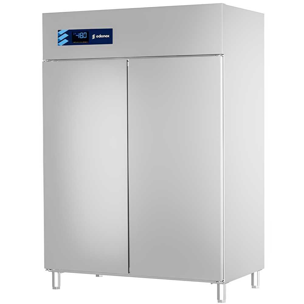Congélateur vertical INOX 1400 L GN 2/1 avec 2 portes