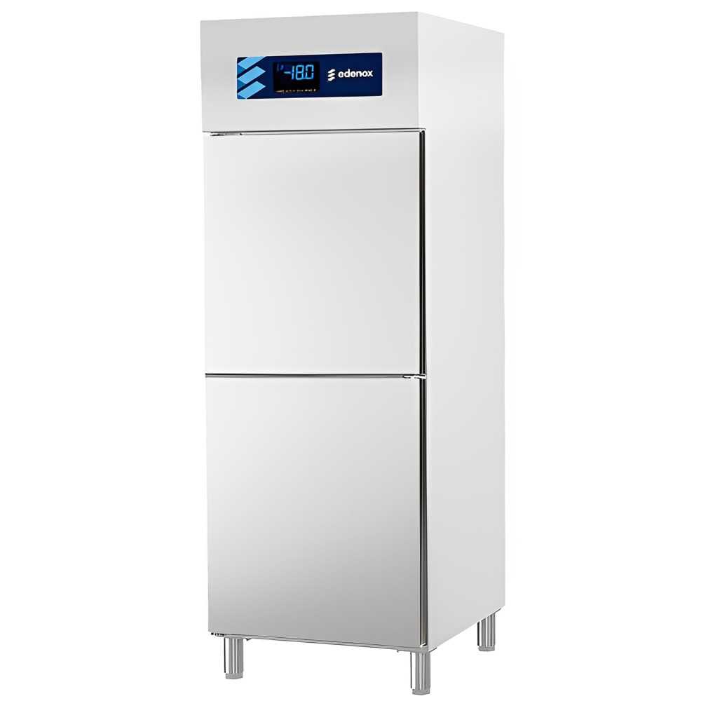 Congelador vertical INOX de 700 L GN 2/1 amb 2 portes