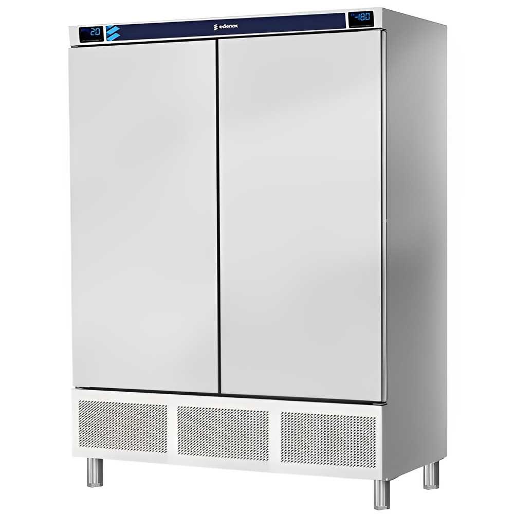 Congélateur vertical mixte INOX 1200 L avec 2 portes Congélateur vertical mixte INOX 1200 L avec 2 portes