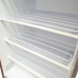 Industrial vertical freezer INOX 469 L with glass door
