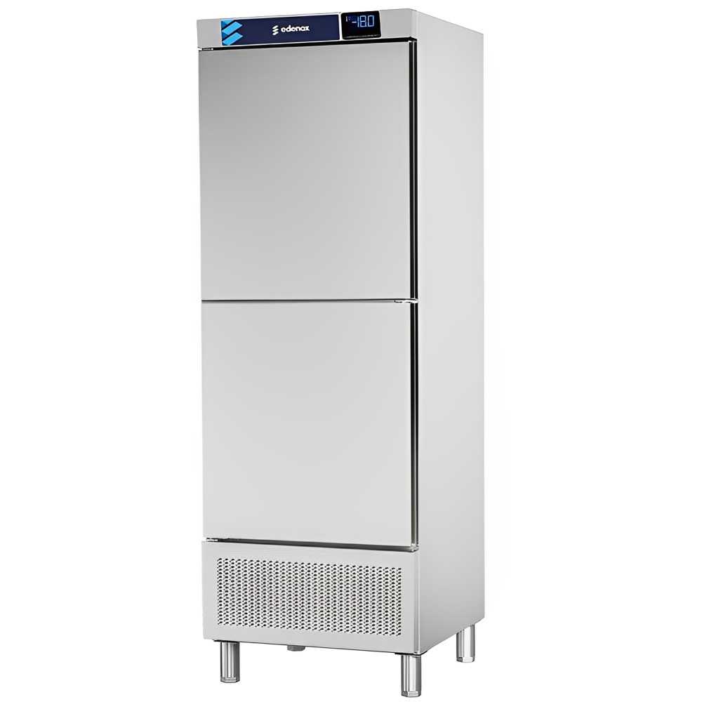 Congelador vertical INOX de 386 L con 2 puertas