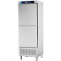 Armario refrigerado industrial INOX 386 L, 2 puertas con estantes regulables y control electrónico