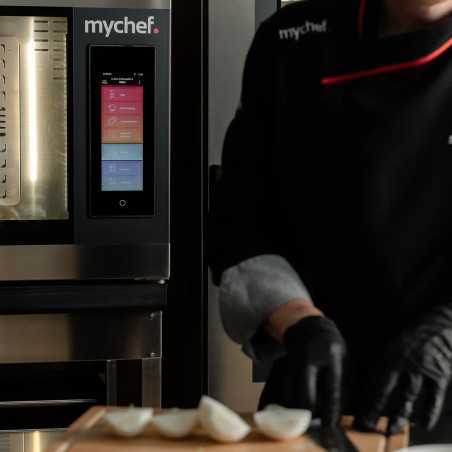 MBH - Cambra de cocció industrial d’acer inoxidable amb guies per 6 safates.