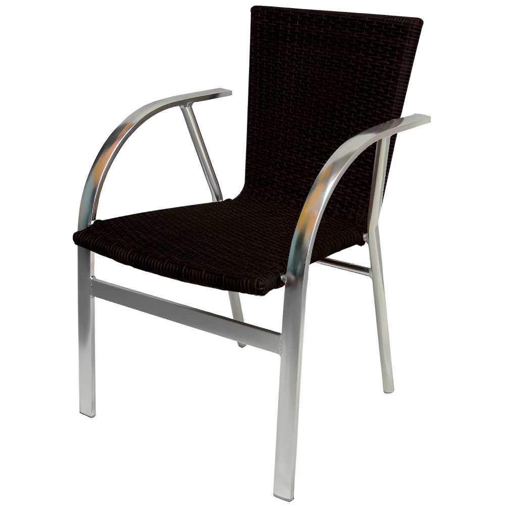 BRAIDED OVAL ARMCHAIR