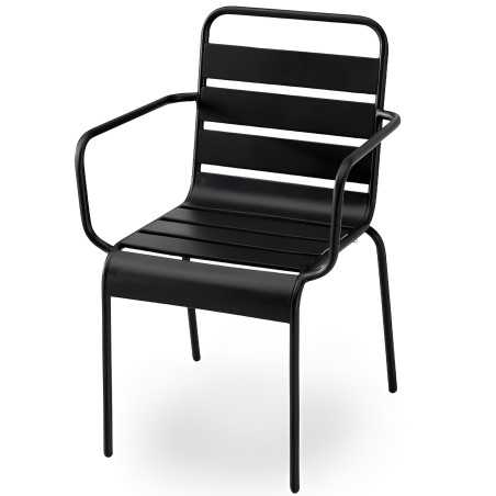 METALLIC ARMCHAIR DECO