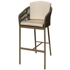 Tabouret rembourré pour restaurant Guam