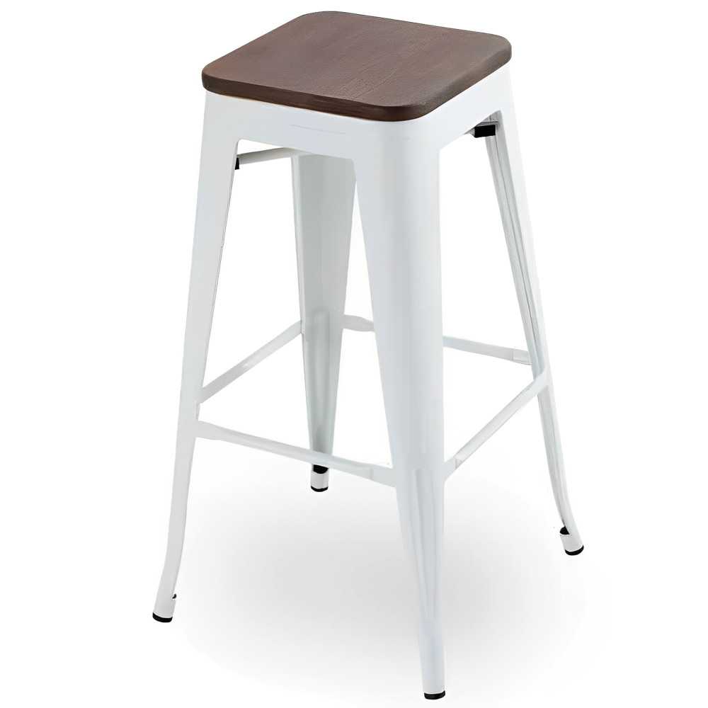 WHITE ANTIK OLD STOOL