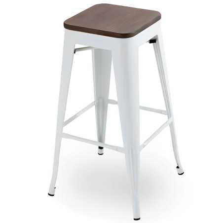 WHITE ANTIK OLD STOOL