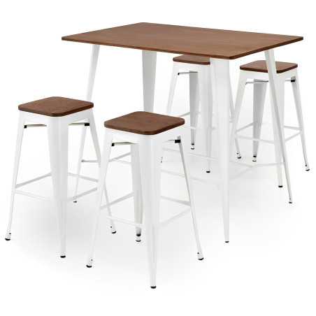 TABLES BLANCHES HAUTES RECTANGULAIRE ANTIK OLD