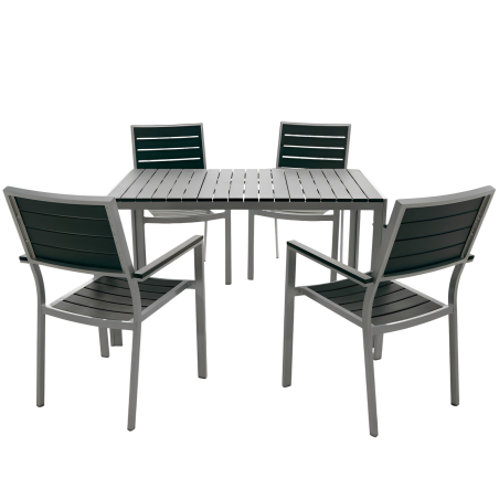 Kind outdoor table and chair set