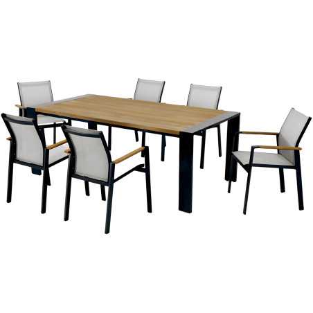 Conjunto de mesas y sillas para terraza Libano