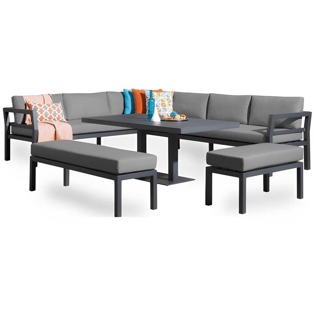 Set of tables and sofas for outdoor and indoor Nasau