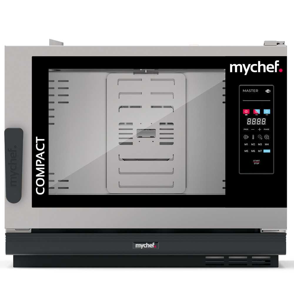Horno eléctrico combinado compacto MyChef Cook Compact Master 6 bandejas GN 1/1 Transversal Horno eléctrico combinado compacto MyChef Cook Compact Master 6 bandejas GN 1/1 Transversal