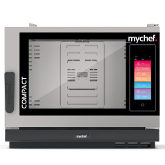 Horno eléctrico combinado compacto inteligente MyChef iCook Compact 6 bandejas GN 1/1 Transversal