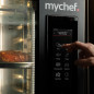 Smart compact electric combi oven MyChef iCook Compact 6 GN 1/1 trays Transversal