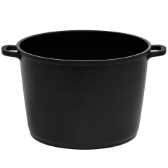 Non-stick pots without lid Black Series in cast aluminum