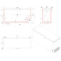 Professional horizontal freezers of 565L and 675L with flip-up door and high efficiency Professional horizontal freezers of 565L and 675L with flip-up door and high efficiency