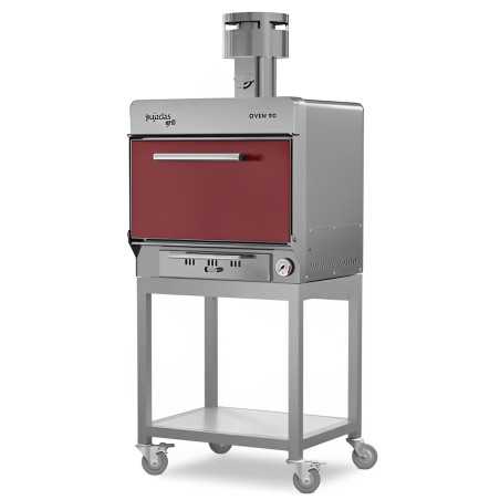 Horno de brasa profesional con ruedas 90 comensales