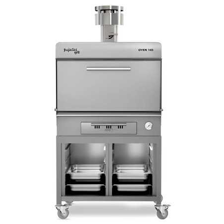 Horno de brasa profesional con bandejas 140 comensales