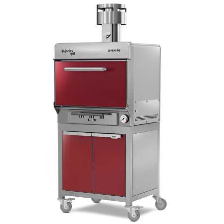 Horno de brasa profesional con almacenamiento 90 comensales