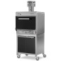 Horno de brasa profesional con almacenamiento 90 comensales