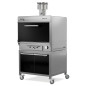 Professional charcoal oven with storage for 140 diners Professional charcoal oven with storage for 140 diners