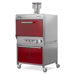 Horno de brasa profesional con almacenamiento 140 comensales