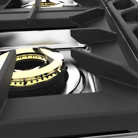 MBH - Equipo cocción industrial gas y horno profesional inox. Durabilidad y rendimiento en alimentación.