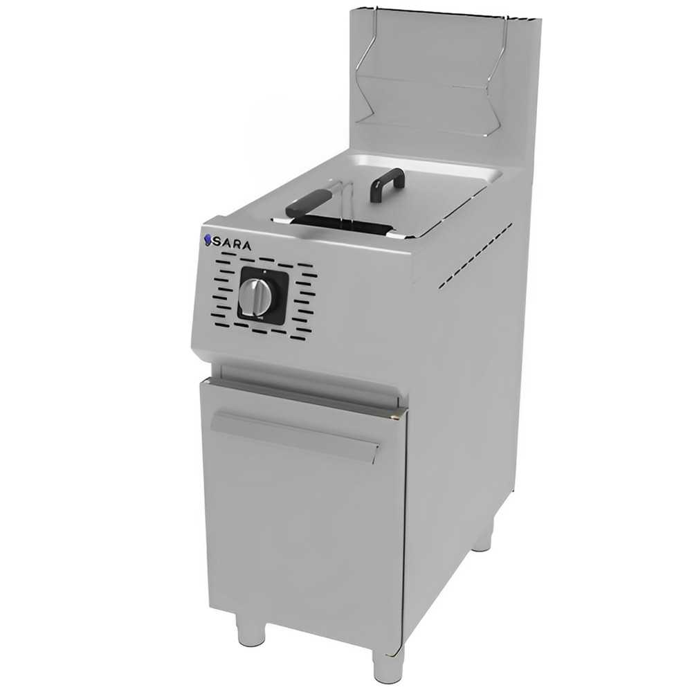 Fregidora a gas professional de peu amb 1 cuba i 16 litres Sara by Repagas