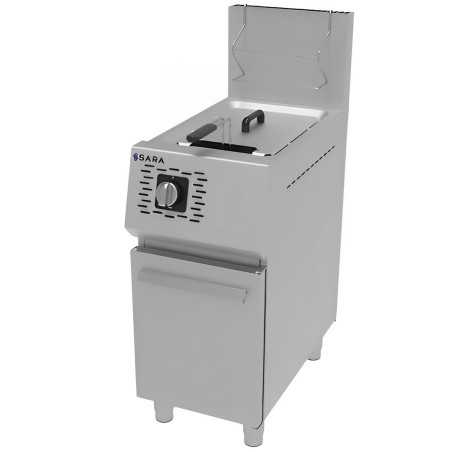 Fregidora a gas professional de peu amb 1 cuba i 16 litres Sara by Repagas