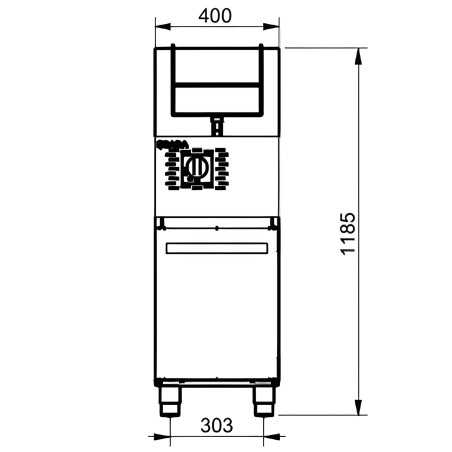 MBH - Maquinaria cocina pro fritura gas eficiente. Estructura robusta bares comedores industriales.
