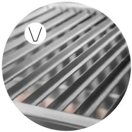 Grill for open grill compatible with log holder