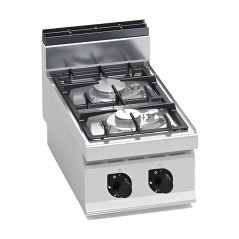 MACROS 700 gas tabletop cooker with 2 burners